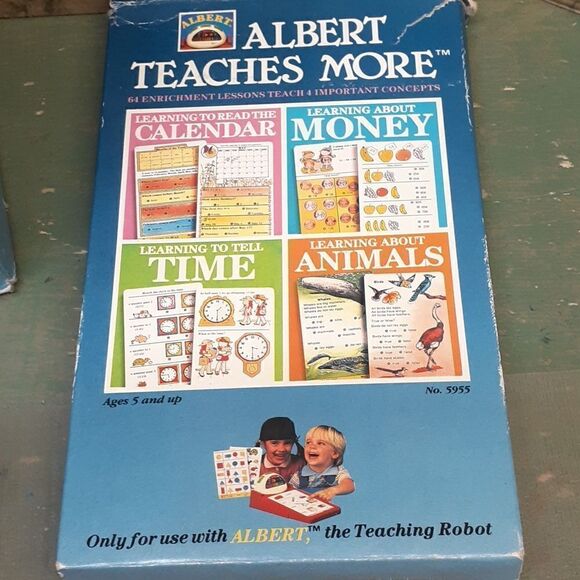 Albert The Teaching Robot Reading Math Educational Insights 5950 Ages 3-6 VTG - Picture 6 of 11